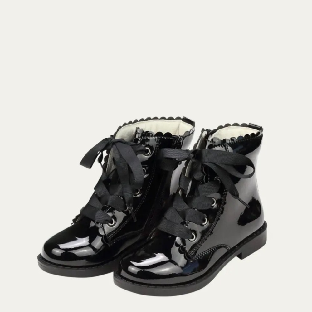 L’Amour Josephine Scallop Boot toddler size 7